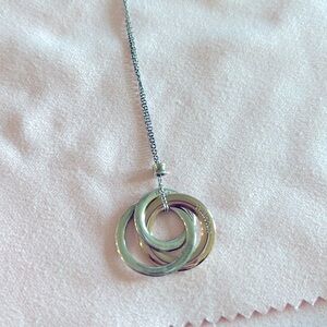 Tiffany 18” three ring necklace